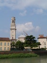 The San MicheliÃ¢â¬â¢s bell tower in Verona in Italy Royalty Free Stock Photo